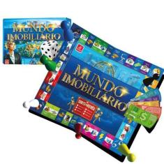 Imagem de Jogo Mundo Imobiliário, Brincadeira De Criança, Jogo De Mesa Tabuleiro