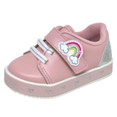 Imagem de Tênis Infantil Menina Casual Brilho Conforto Molekinha