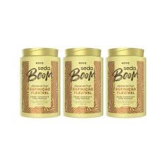 Imagem de Creme De Pentear Seda Boom Vol Definiçao Flexivel 1Kg - 3Un