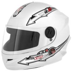 Imagem de Capacete Para Moto Infantil Fechado Liberty For Kids Solid Feminino Ma