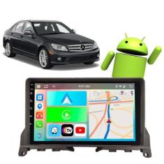 Imagem de Kit Multimidia CarPlay Android 9 2GB 32GB Classe C 2008-2011 + Câmera 