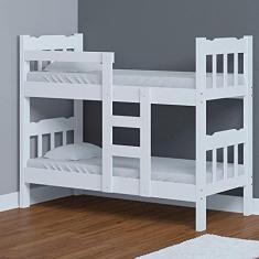 Imagem de Beliche Que Vira Duas Camas Branca Perola Nemargi