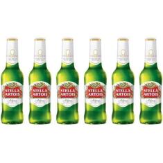 Imagem de Cerveja Stella Artois Lager 6 Unidades - Long Neck 330ml