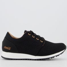 Imagem de Tênis Coca Cola Sense II Feminino Preto e Branco-Feminino