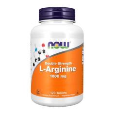 Imagem de L-Arginina 1000mg Now Foods L-Arginine 120 Tablets Importado