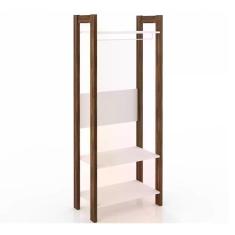 Imagem de Guarda Roupa Modulado Closet Az1029 Branco Nogal Branco Noga