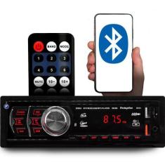 Imagem de Radio Automotivo Sem Toca Cd Mp3 Player Bluetooth Usb Sd Controle Remo
