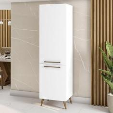 Imagem de Paneleiro Simples 2 Portas 4 Prateleiras Favorita Branco Lacca