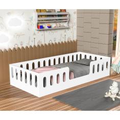 Imagem de Cama Infantil Montessoriana Helo Solteiro - Branca - Cor: Branco