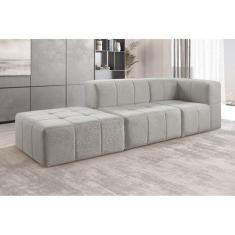 Imagem de Sofá Modular Box 3 Lugares Bouclé - Zurc Decor