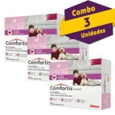 Imagem de Antipulgas Comfortis Elanco 140 mg Kit com 3 para Cães de 2,3 a 4 Kg e Gatos de 1,9 a 2,7 Kg