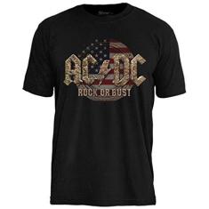 Imagem de Camiseta AC/DC Rock Or Bust Flag