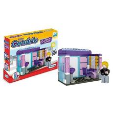 Imagem de Blocos De Montar Cenário Salão de Beleza 114 Peças Xalingo