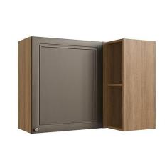 Imagem de Armário Aéreo de Cozinha Canto 1 Porta Classica Montana/bronze