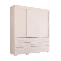 Imagem de Guarda Roupa New Star 3 Portas 9 Gavetas Com Pés Salleto