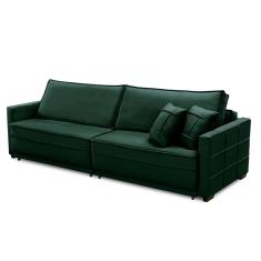 Imagem de Sofá Sem Caixa Retrátil Reclinável 2,50m Karen Veludo Adonai Estofados