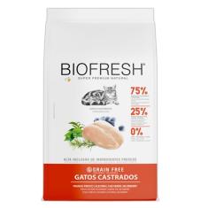 Imagem de Ração Biofresh Gatos Castrados Frango 7,5Kg