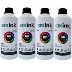 Imagem de 4 Litros Black Tinta STK T504 L6161 L4150 L4160 L6191 L6171 compatível com Ecotank Epson