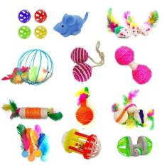 Imagem de Brinquedos Para Gatos Kit 12 Intens