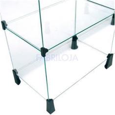 Imagem de Balcão de Atendimento Modulado em Vidro com Porta Bijuterias - 9,00 x 1,10 x 0,30