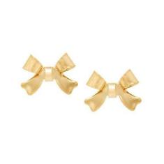 Imagem de Brincos de ouro 18K feminino infantil rommanel laço 524715