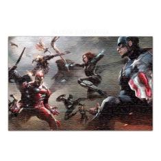 Imagem de Quebra Cabeça Capitão America Guerra Civil 60 Peças