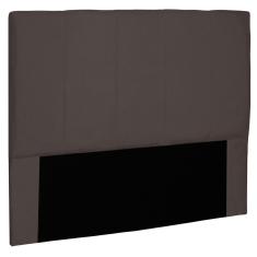 Imagem de Cabeceira Estofada Cama Box Casal Ravenna 140cm Suede Café