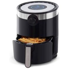 Imagem de Fritadeira Elétrica AirFryer 2.8L com Painel Digital, 1200W, 110V, DASH DMAF360GBBK02, Preto