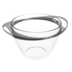 Imagem de Champanheira com Alças 6,2L Balde de Gelo Plástico Fumê Bebidas Crippa