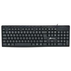 Imagem de Teclado USB Padrão ABNT2 107 Teclas + 13 Teclas Multimídia Preto Monoc