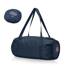 Imagem de Bolsa esportiva dobrável para academia com bolso seco e molhado, bolsa de viagem ultraleve, bolsa esportiva de grande capacidade, bolsa de mão à prova de respingos, bolsa noturna, bolsa de fim de