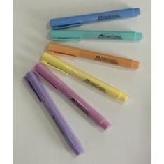 Imagem de Kit Marca Texto Grifpen Pastel 6 Cores Faber Castell