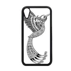 Imagem de Capa de pintura de pássaro longa para iPhone XR para proteção de telefone Apple