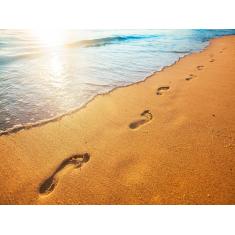 Imagem de Papel De Parede Praia Mar Sol Reflexo Água 3D  Npr215