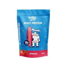 Imagem de +Mu Whey Concentrado Sabor Morango 18g Proteina - Refil 900g