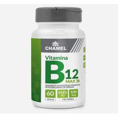 Imagem de Vitamina B12 Metilcobalamina Alto Teor 9,94 Mcg. 60 Cáps. - Chamel