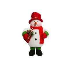 Imagem de Boneco de Neve Natalino 48cm Leds no Rosto / Chapéu / Corpo saldão.