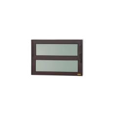 Imagem de Janela de Alumínio Basculante 40x60cm Vidro Mini Boreal Elite Brimak Corten