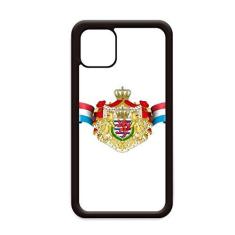 Imagem de Capa com emblema nacional da bandeira de Luxemburgo para iPhone 12 Pro Max para Apple Mini Mobile Case