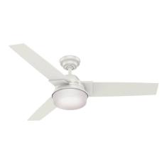 Imagem de Ventilador de Teto Residencial Herus Branco Hunter Fan Oficial 127v