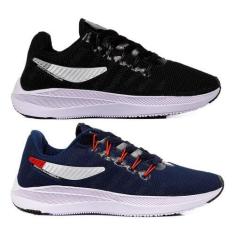 Imagem de Kit 2 Tenis Academia Confortável Corrida Caminhada 34-43 - Oldsen, Pre