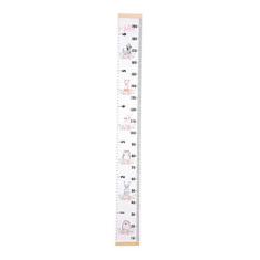 Imagem de NUOBESTY Adesivo de parede com altura infantil Tabela de crescimento de altura para berçário, decoração de parede para meninos e meninas
