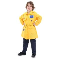 Imagem de Fantasia DPA Amarelo Infantil Luxo - Detetives do Prédio Azul - Gloob,