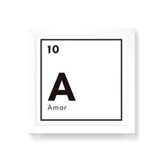 Imagem de Arte Maníacos Quadro Decorativo Amor Elemento - 50x50cm (Moldura em laca )