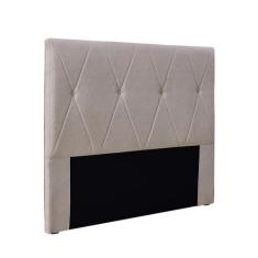 Imagem de Cabeceira Cama Box King 195 cm Aquilla Linho Areia S04 - D'Rossi