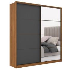 Imagem de Guarda Roupa Casal 2 Portas 1 Com Espelho 3 Gavetas Belga D02 Amendola
