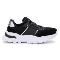 Imagem de Tênis Feminino Chunky Casual Lançamento - GuGi, Feminino, Preto, Prata