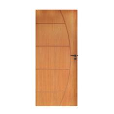 Imagem de Folha Lisa Imbuia Belissima 6 Fech.WC Alavanca e Dobradiça Preto 72 x 2,10 Rodam Natural