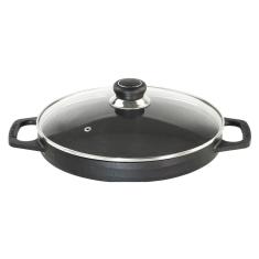 Imagem de Chapa Bifeteira Ferro Dupla Face Tampa Vidro Santana 27X3Cm