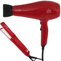 Imagem de Kit gama lichia ceramic ion - secador 2100W 220V + prancha 220ºC biv